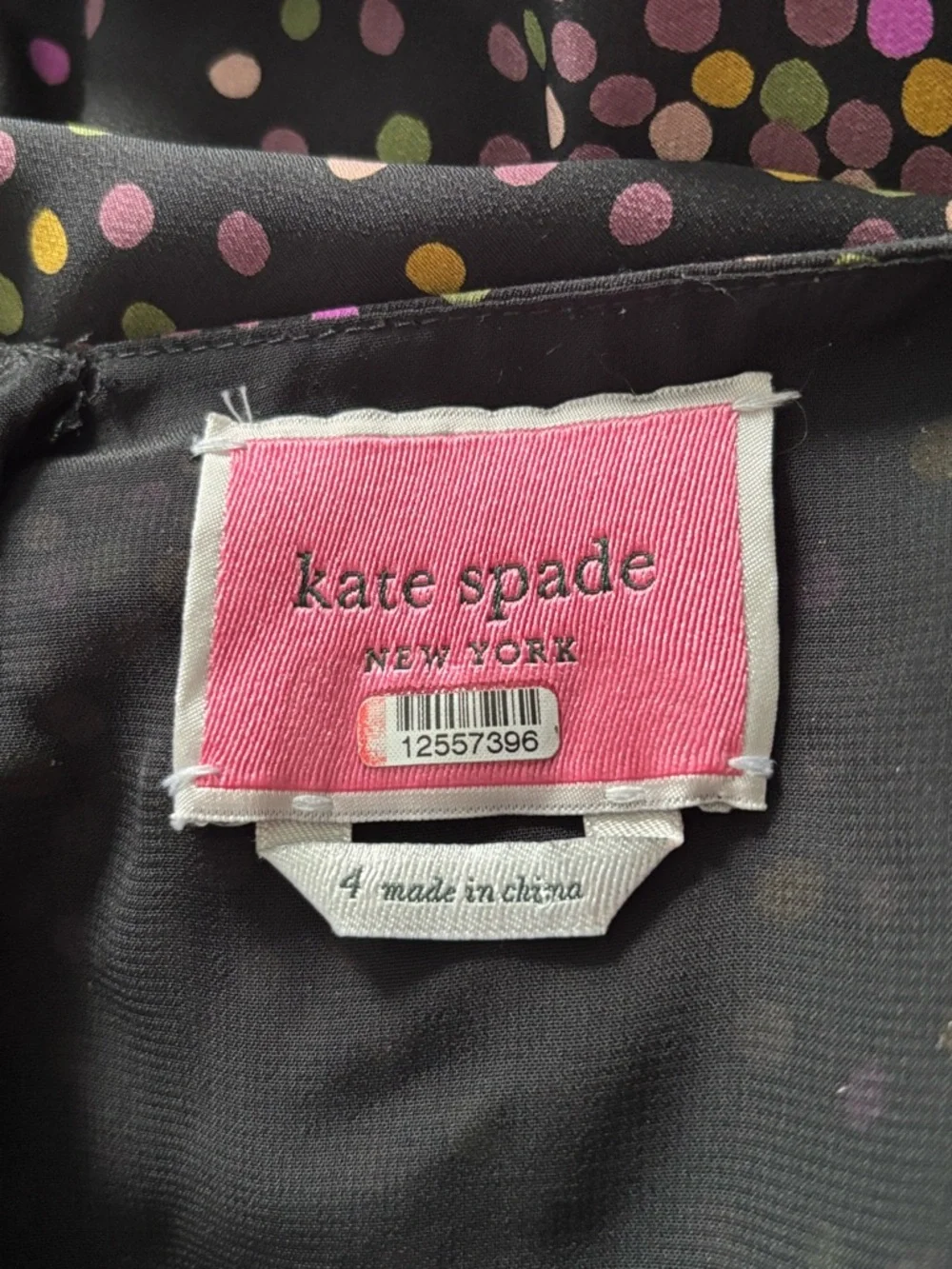 KATE SPADE Disco Dots Cropped Jumpsuit Size 4